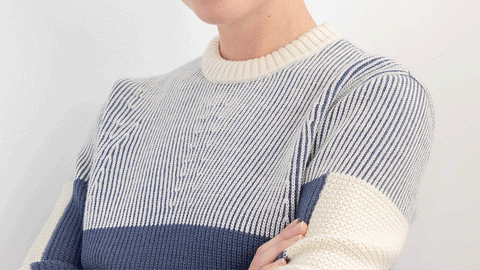 un pull réversible, oui oui, vous avez bien entendue, un gage de qualité made in france-HABILE