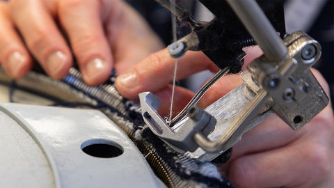 un remaillage à la mains est gages de résistance et de confort, bien jouer HABILE